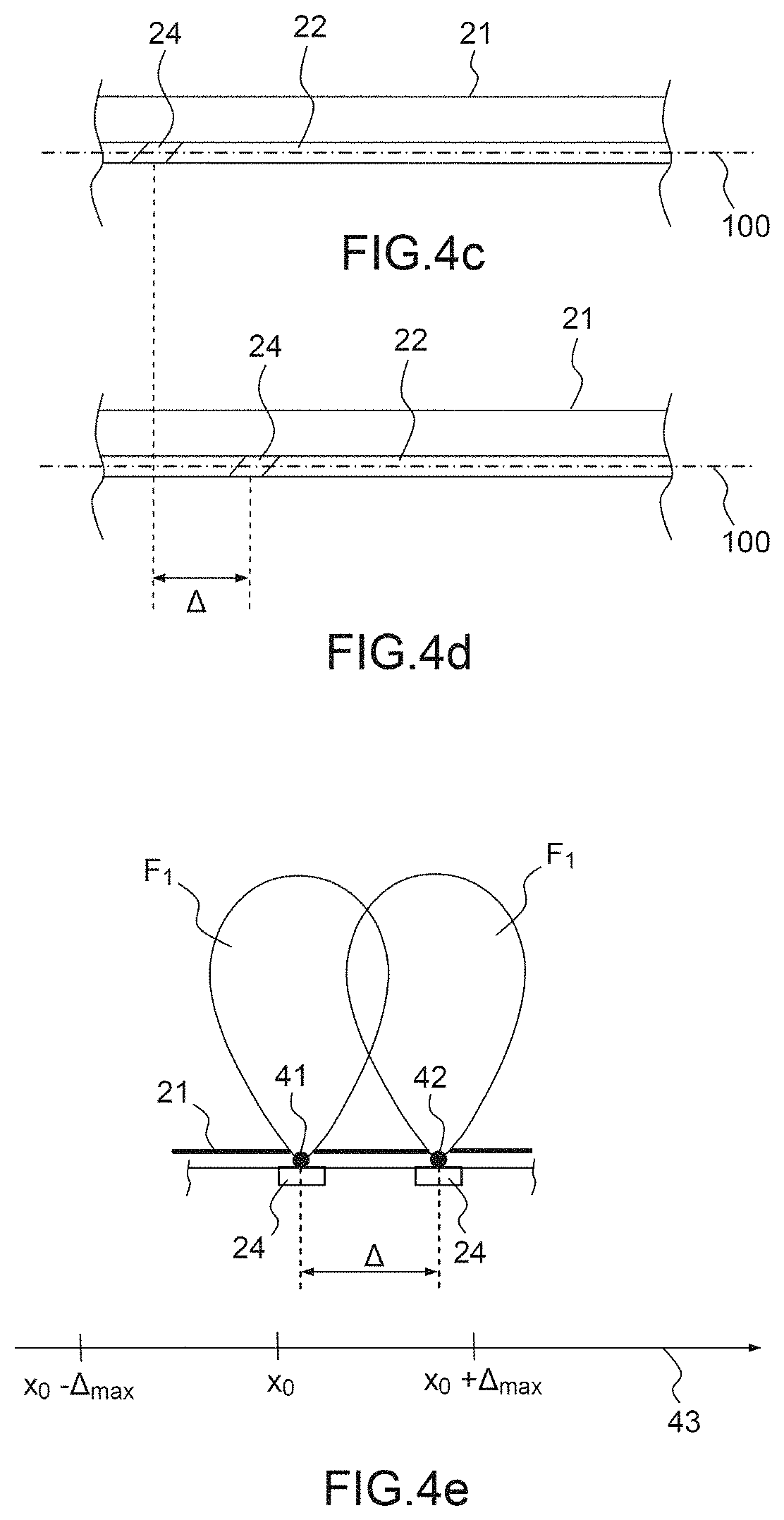Device for detecting objects borne by an individual