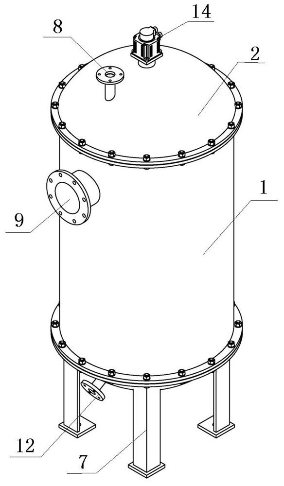 Single-end-face heat pipe anti-scaling evaporator