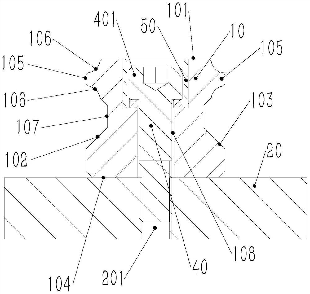 Novel guide rail rigid-flexible coupling platform