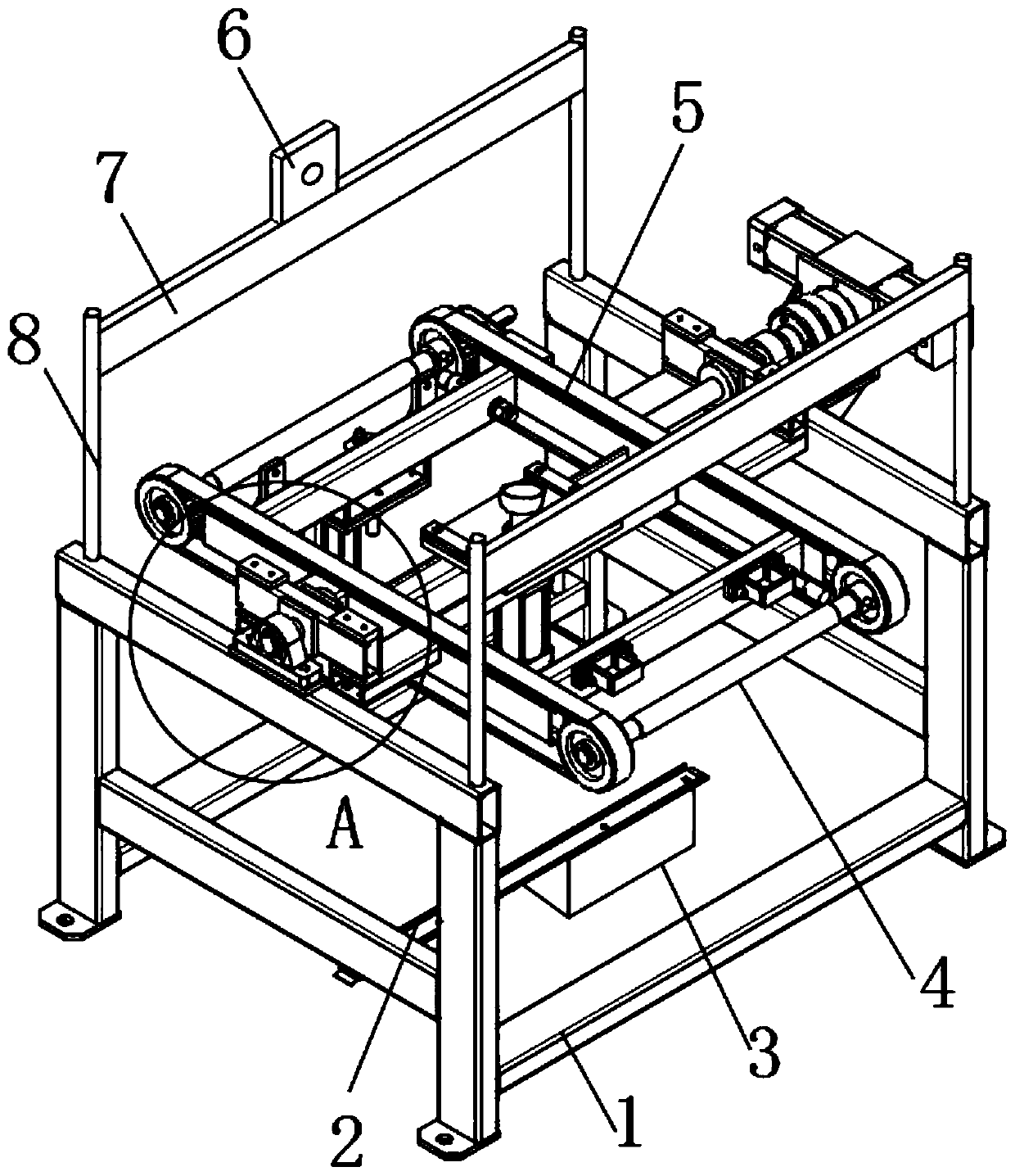 A forming device for the edge of the outer sheet of an electronic device