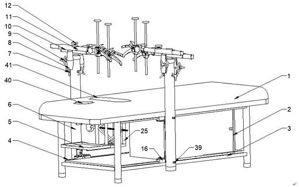 Orthopedic traction bed