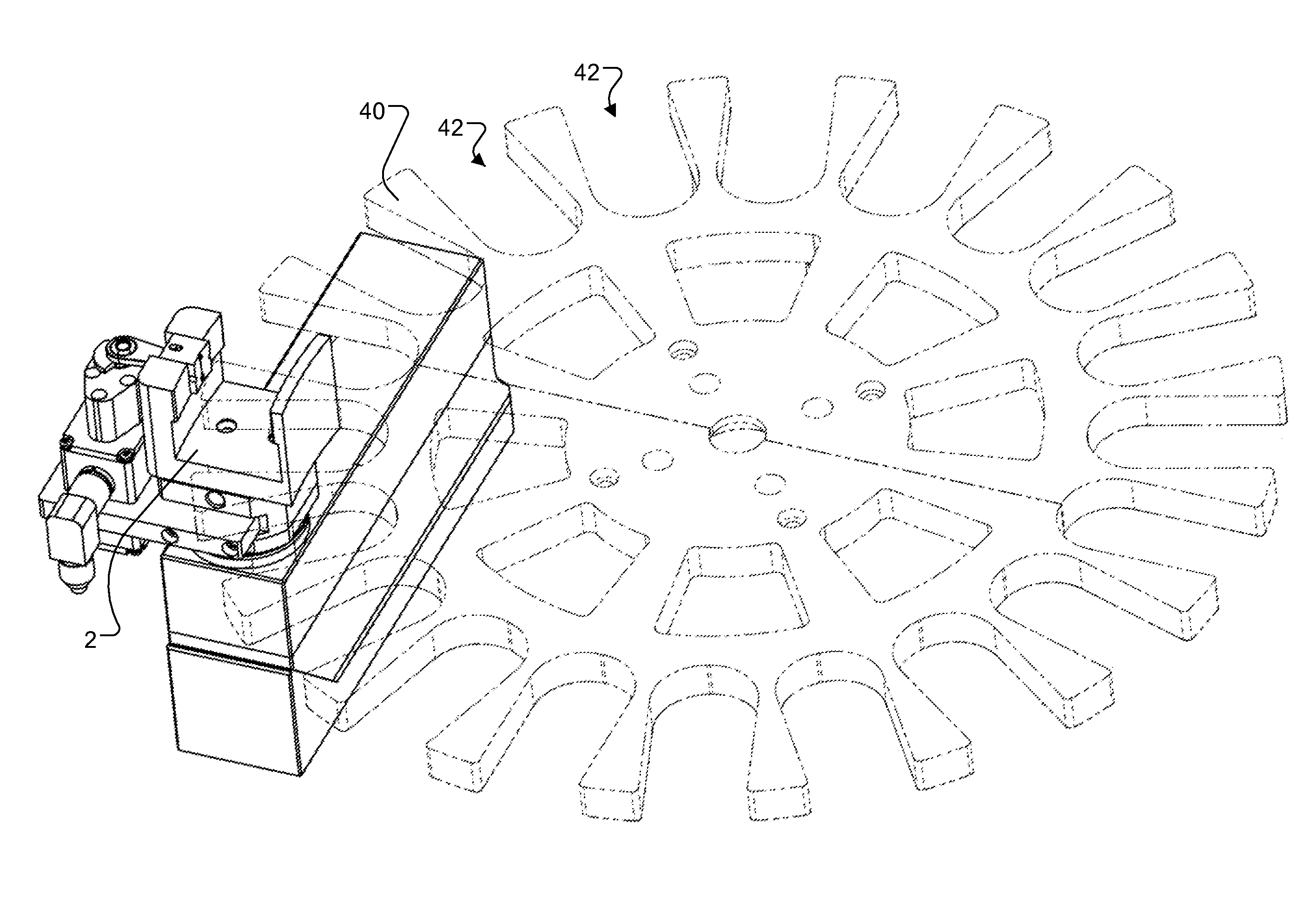Weighing system including a preload weighing table and clamping device for weighing sequentially fed items