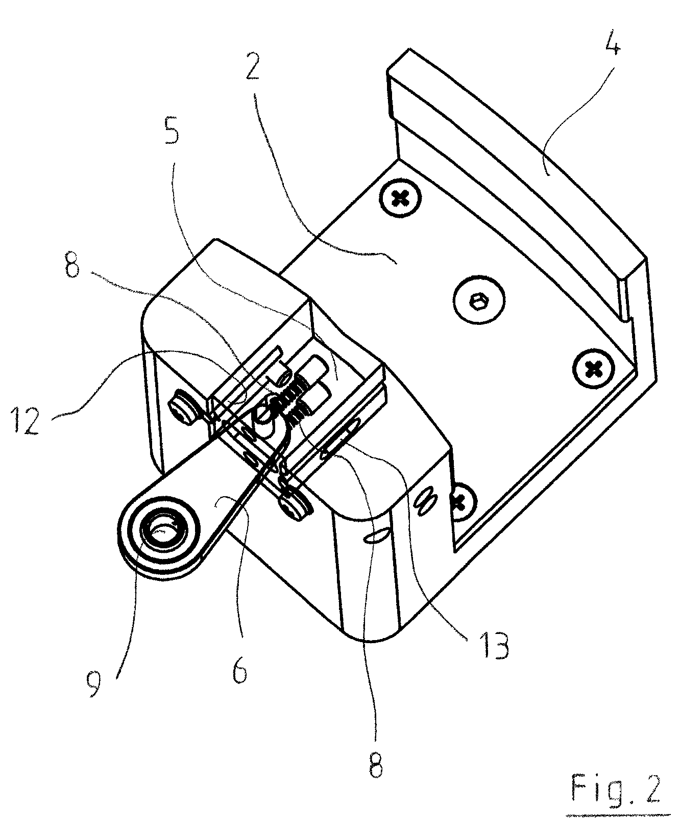 Weighing system including a preload weighing table and clamping device for weighing sequentially fed items