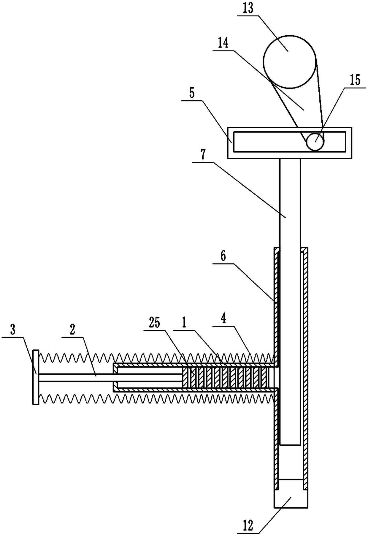 A lead frame tape cutting mechanism