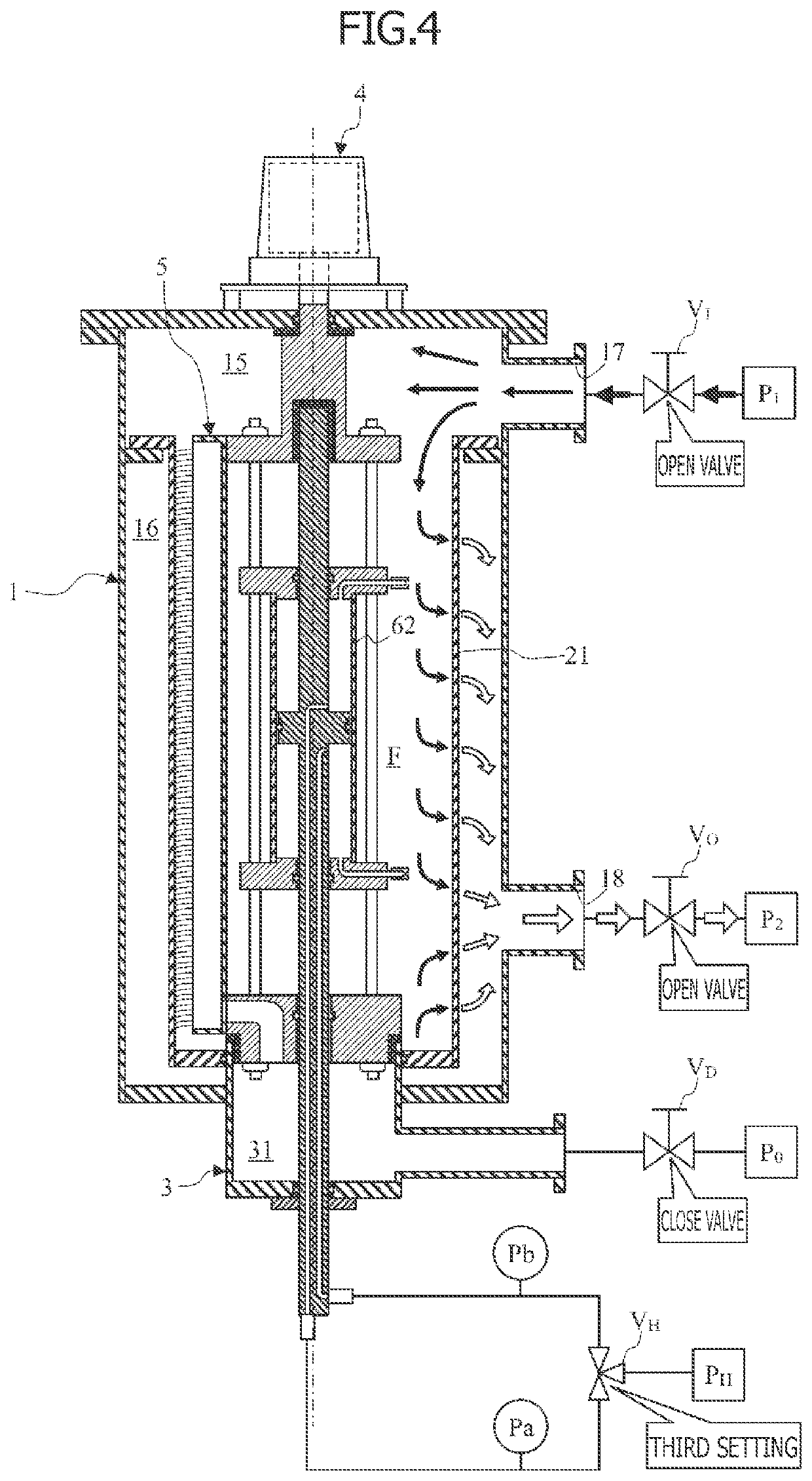 Filtration apparatus and filter washing method therefor