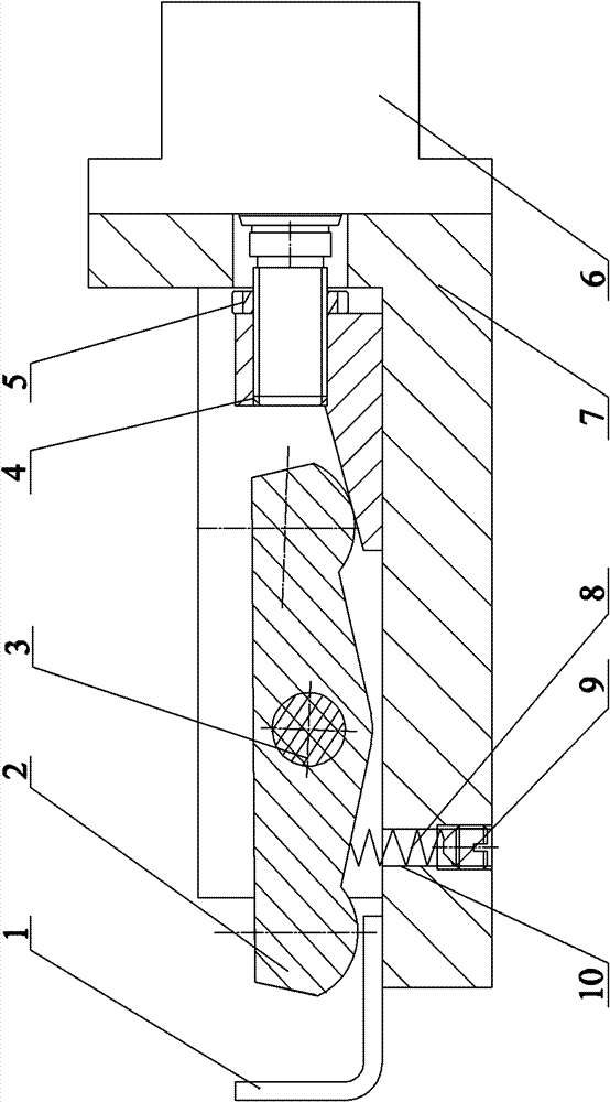 Hydraulic locking structure for numerical control milling and drilling machine