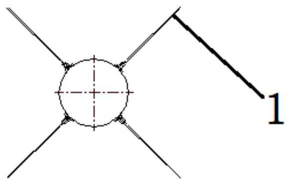 Fire work throwing type anti-stabilizing wing