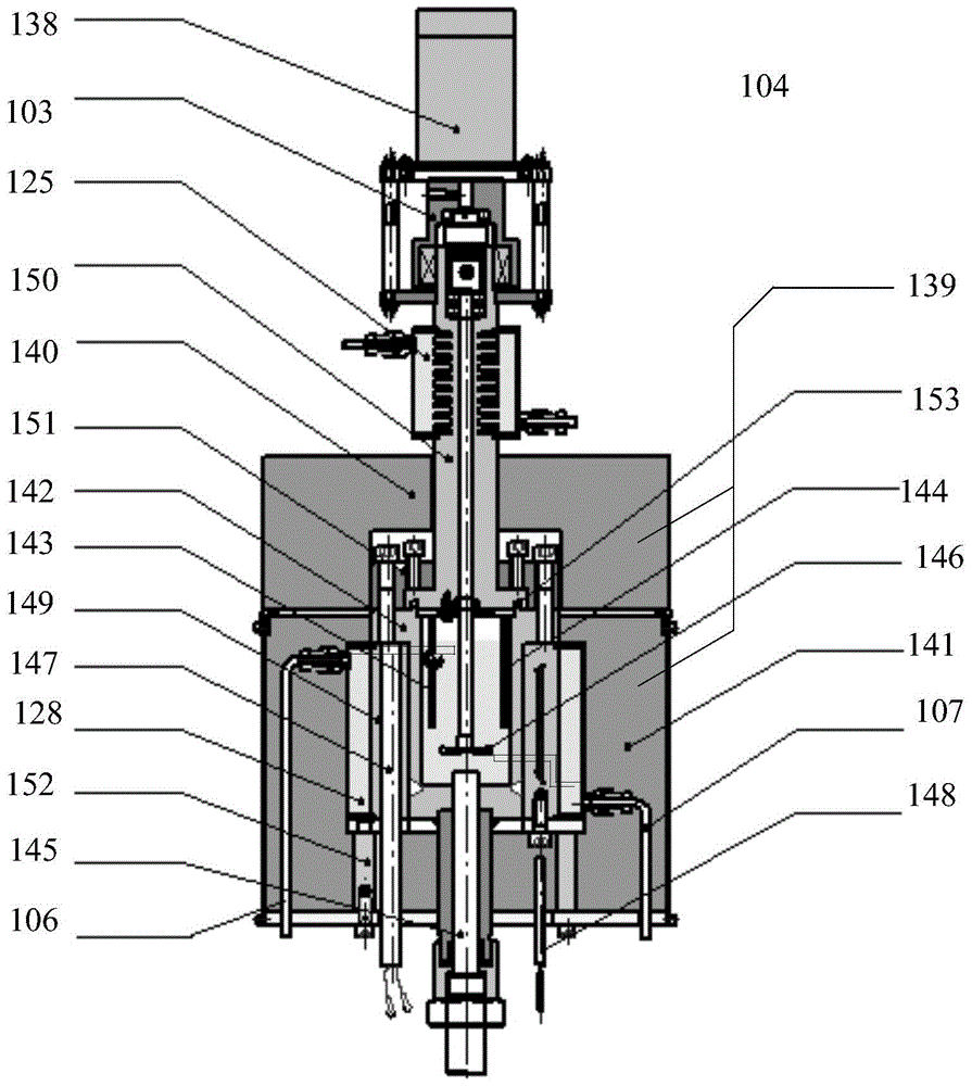 Multiphase medium high temperature and high pressure corrosion rate test device