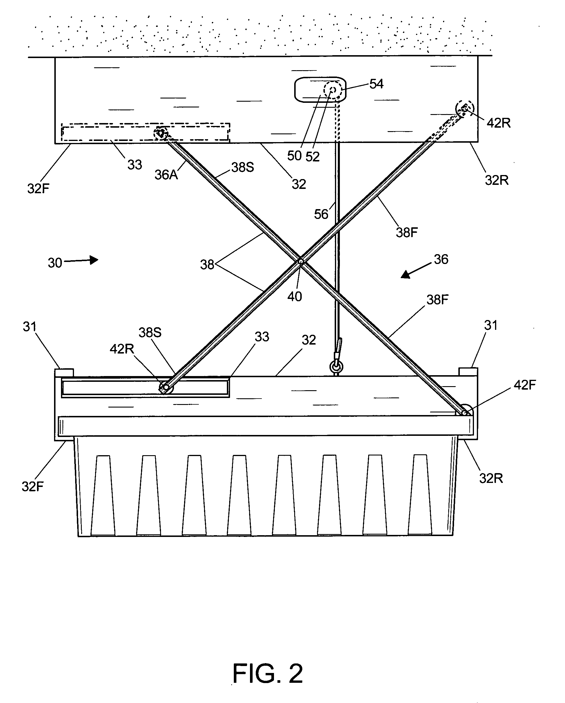 Storage system with storage container and supporting framework