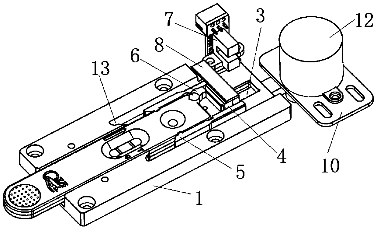 Automatic pushing-in and pushing-out mechanism for test paper box positioning purpose