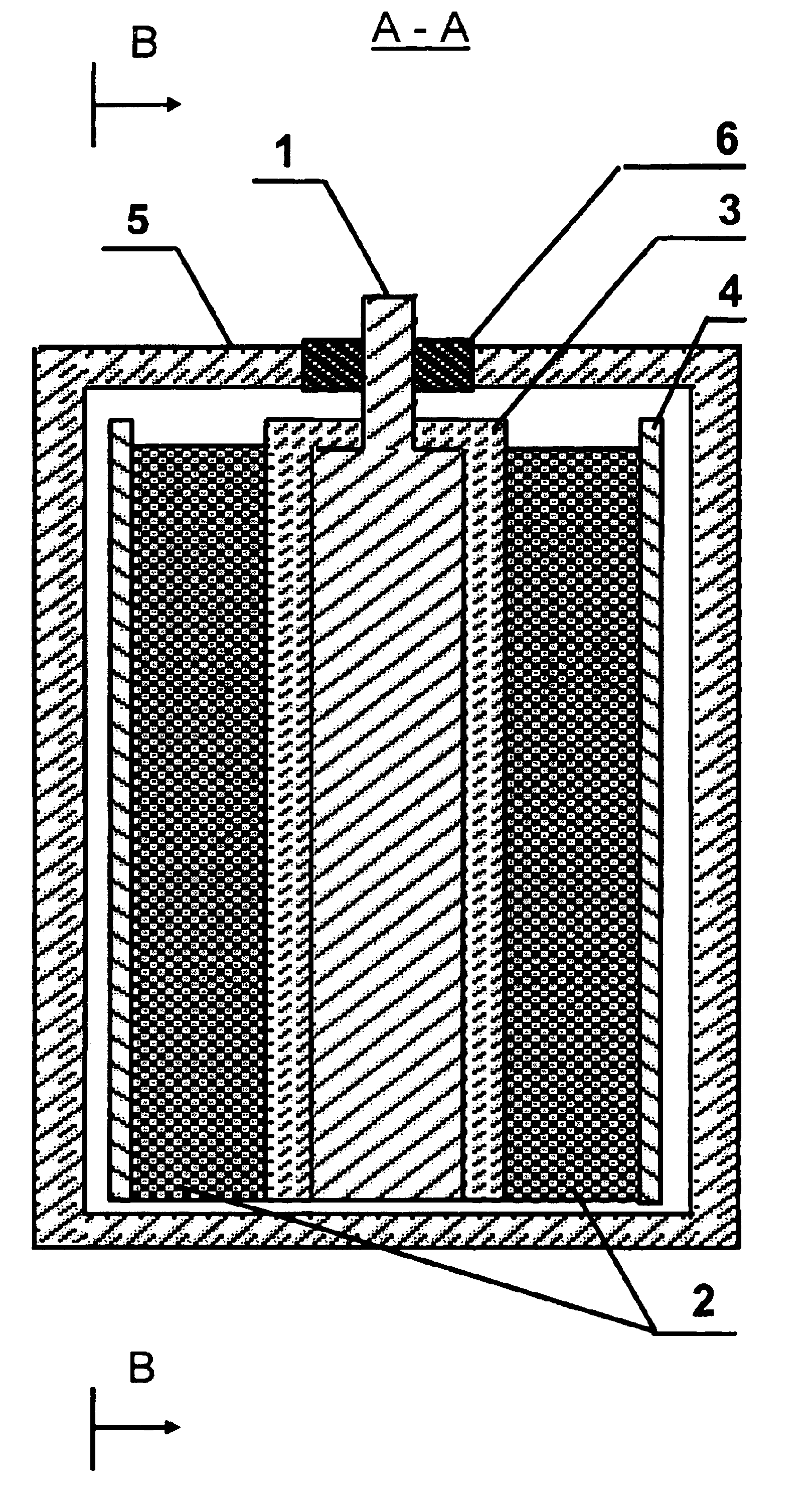 Electrochemical capacitor with a double electric layer