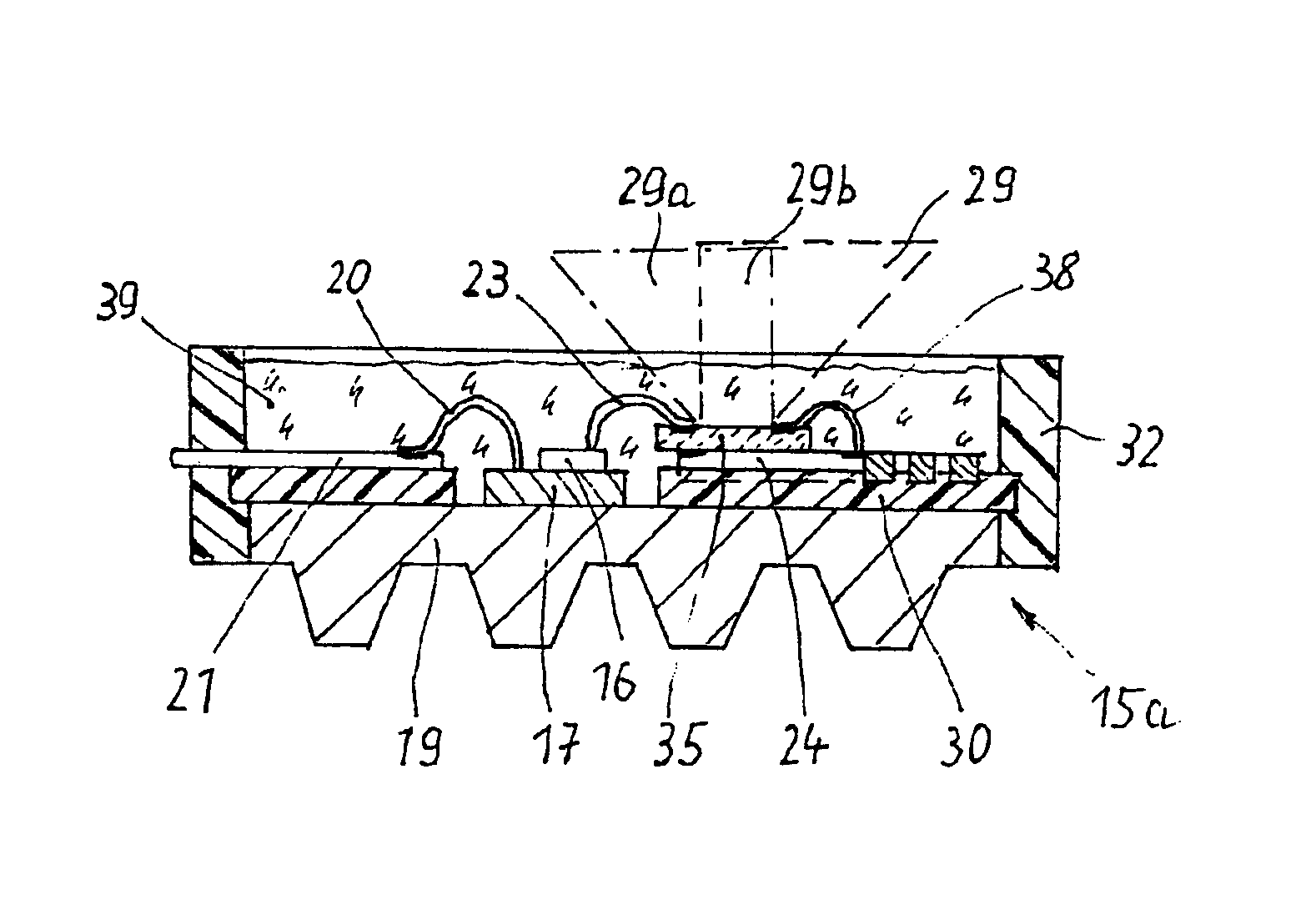 Electronic component, in particular regulator for generators in motor vehicles