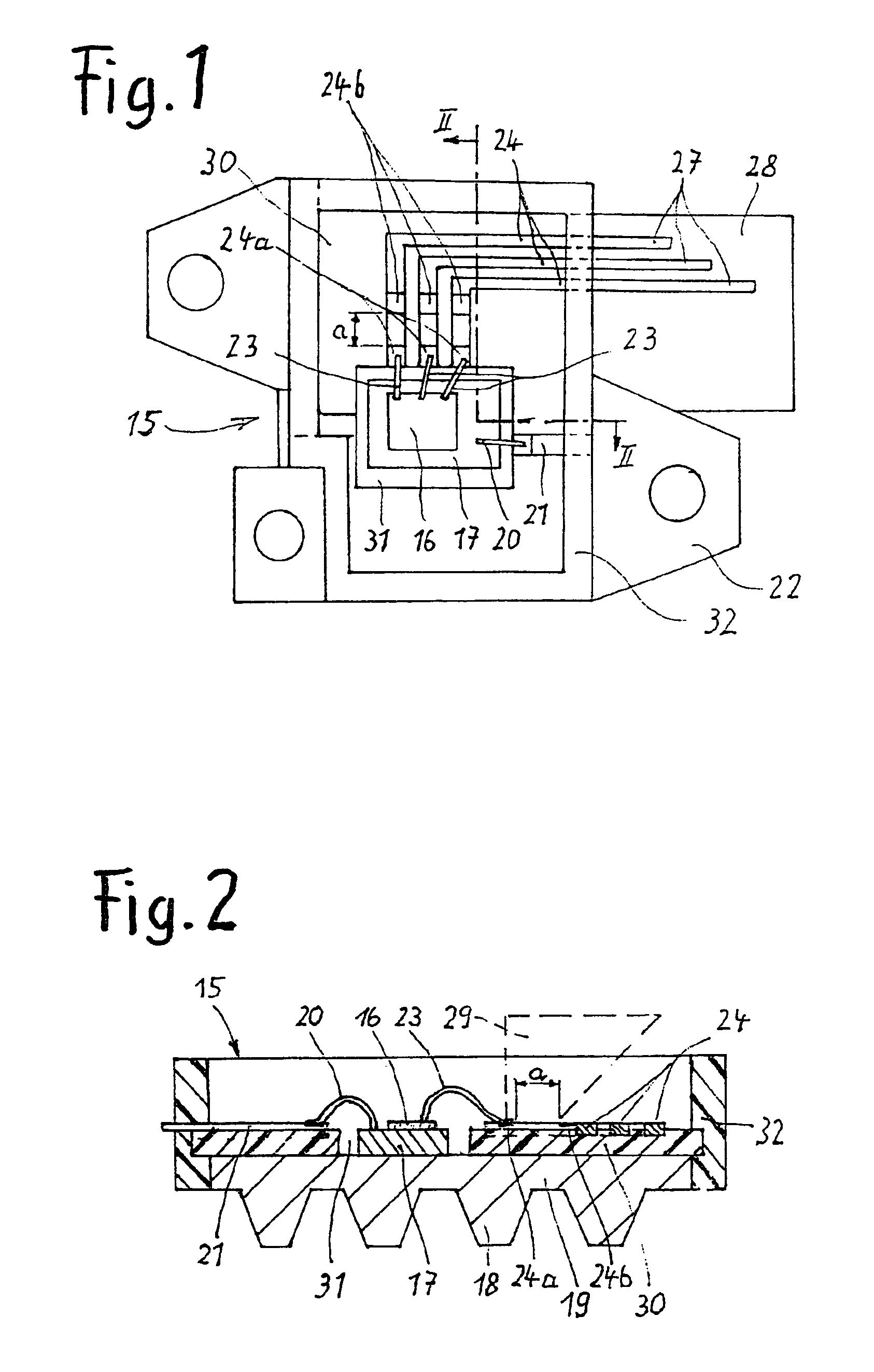 Electronic component, in particular regulator for generators in motor vehicles