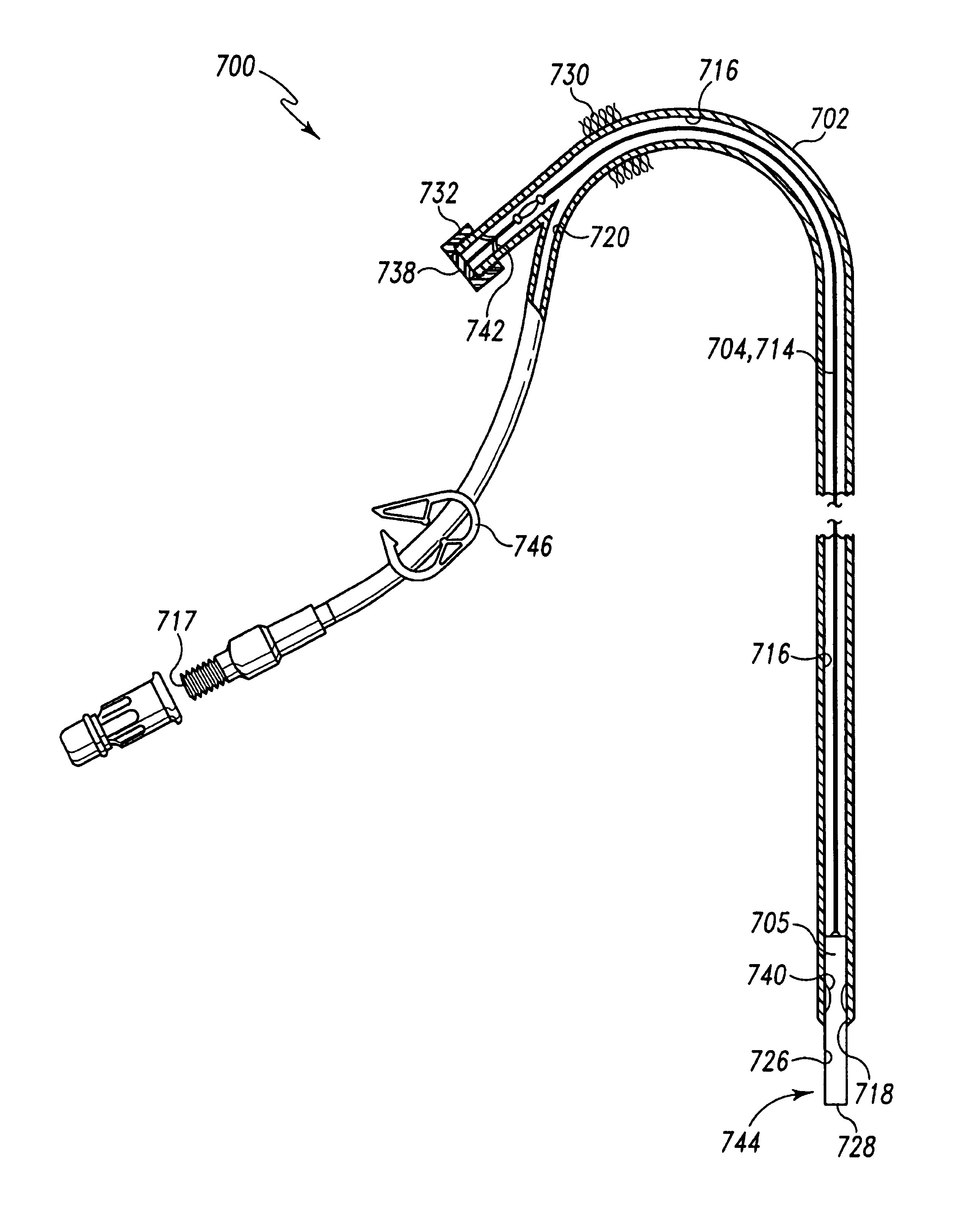 Subcutaneous port catheter system and associated method