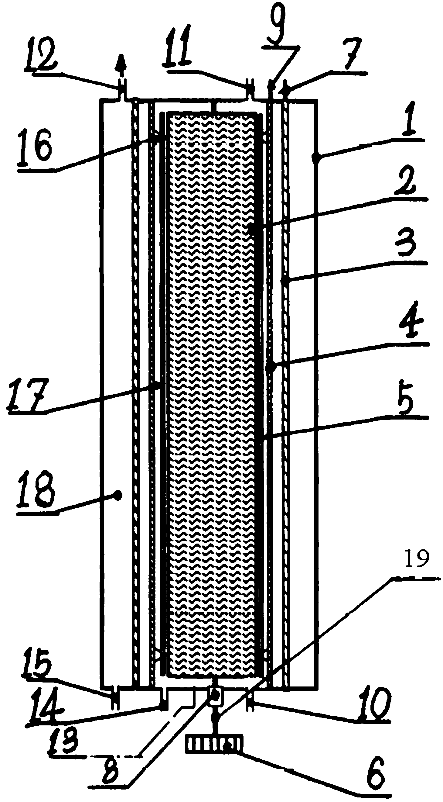 Electrochemical water scale removal device