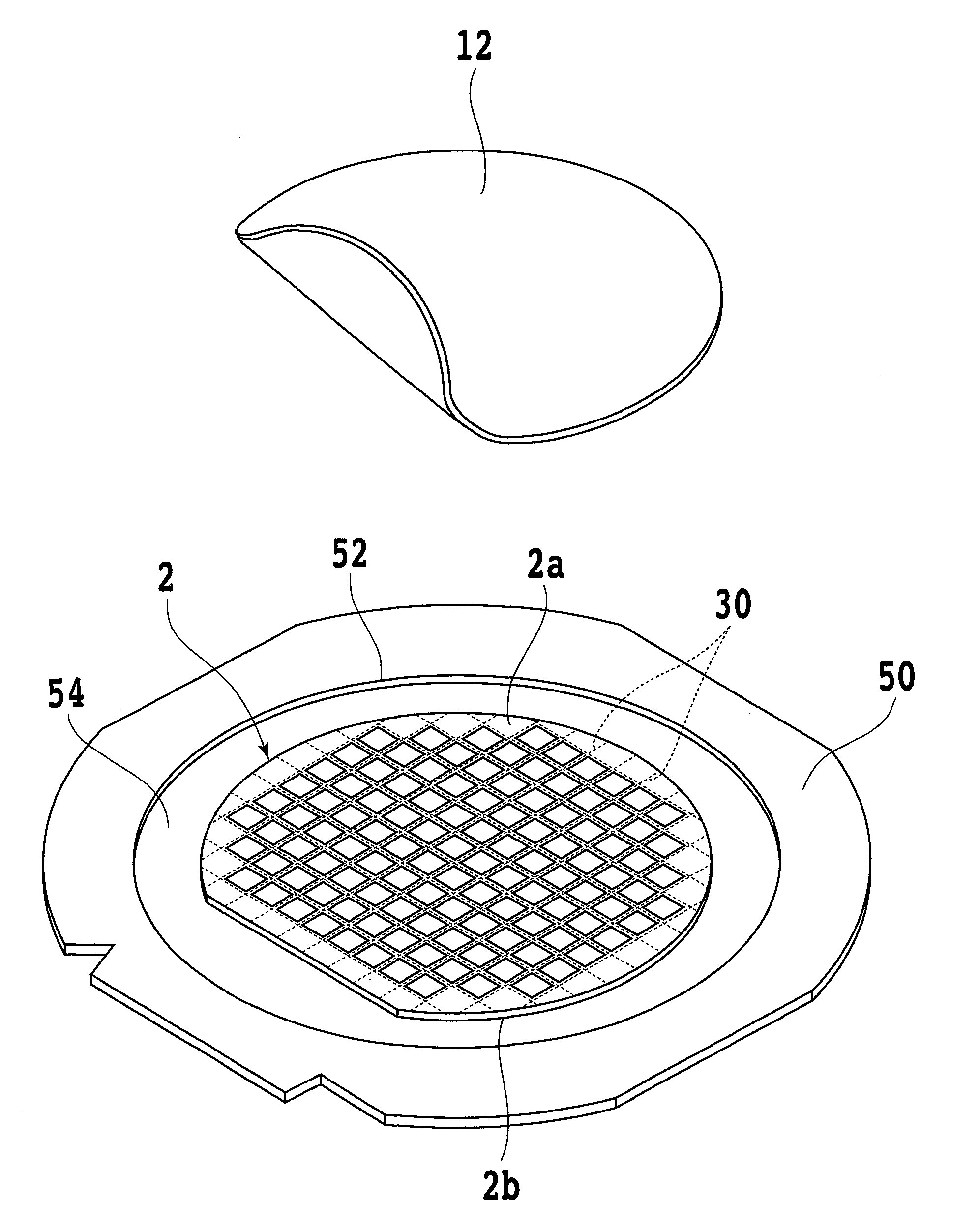 Semiconductor chip fabrication method