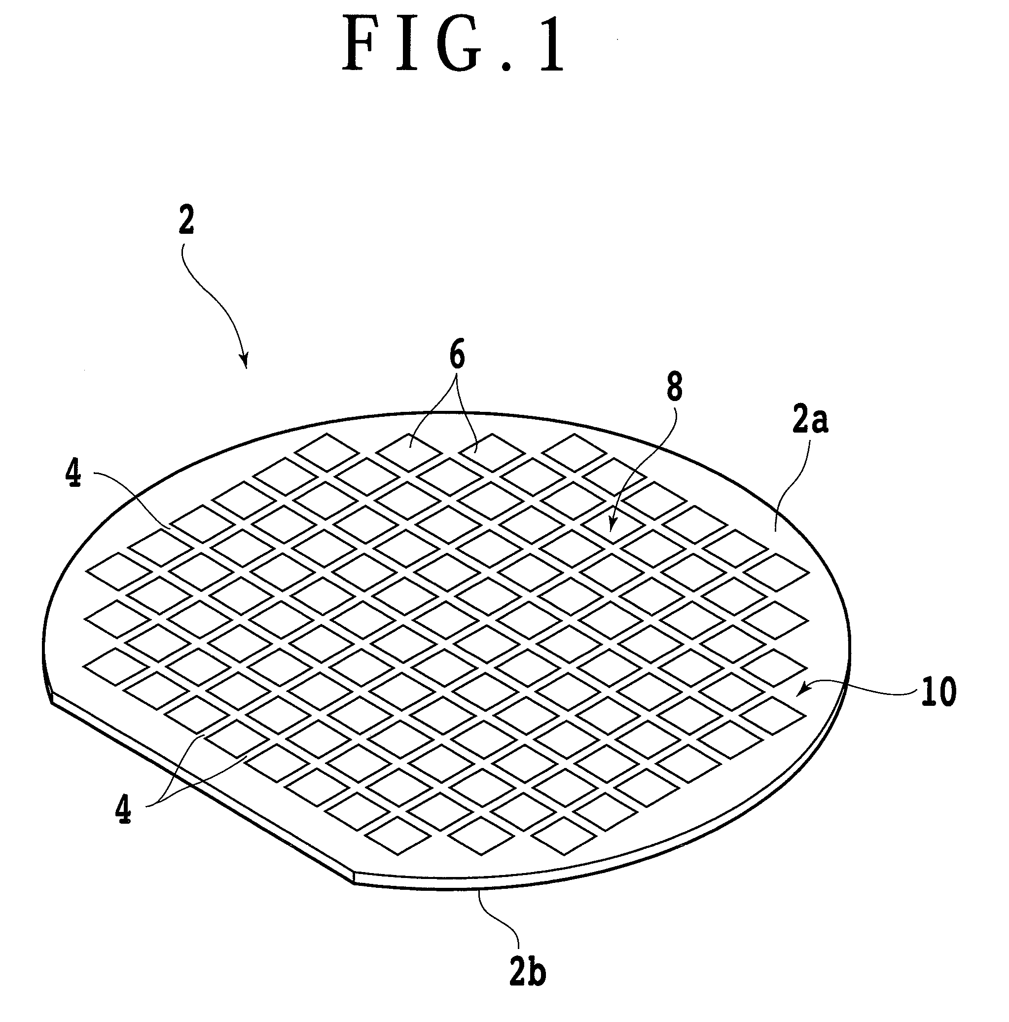 Semiconductor chip fabrication method