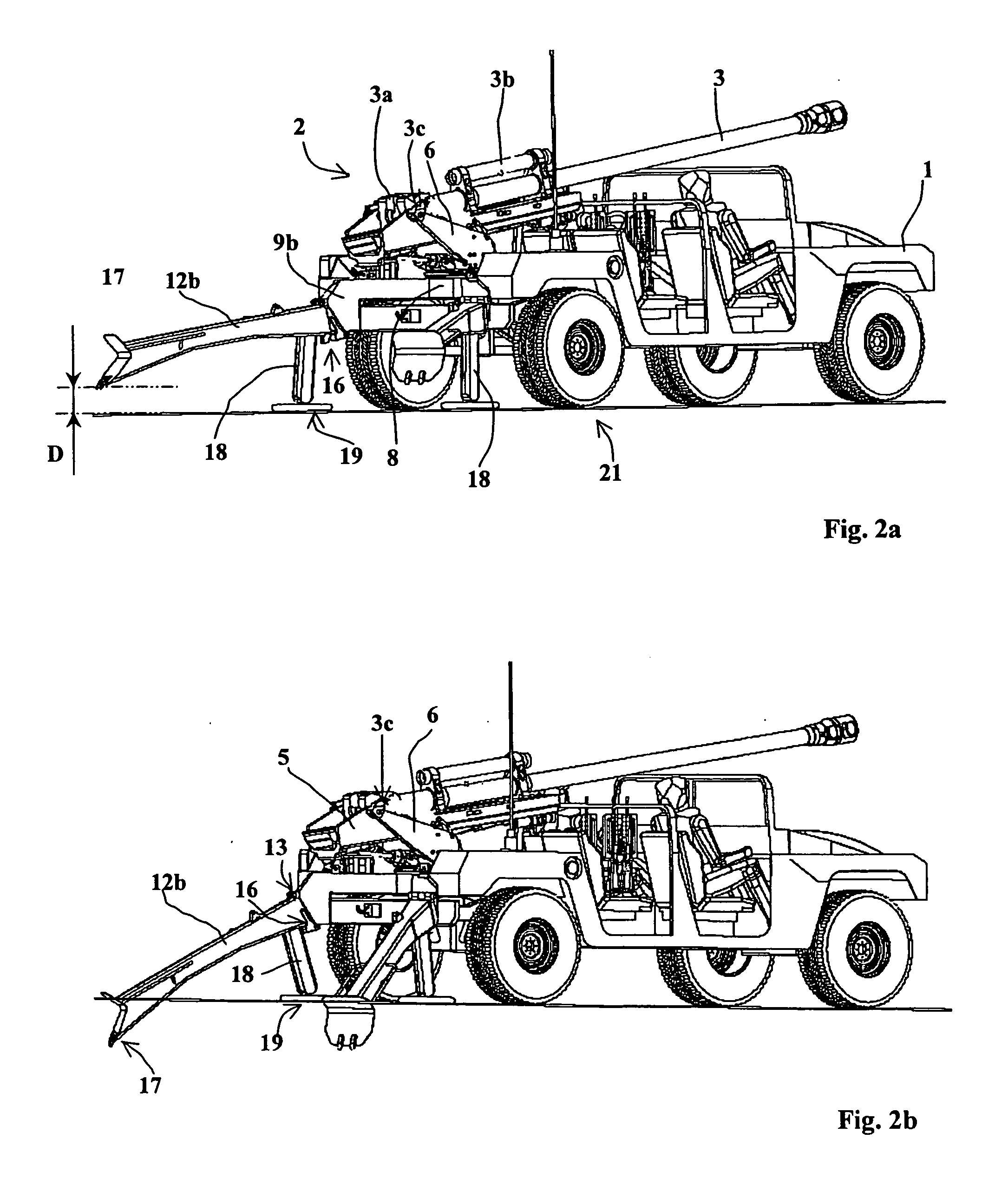 Weapon system able to equip a light vehicle and process to implement such a weapon system