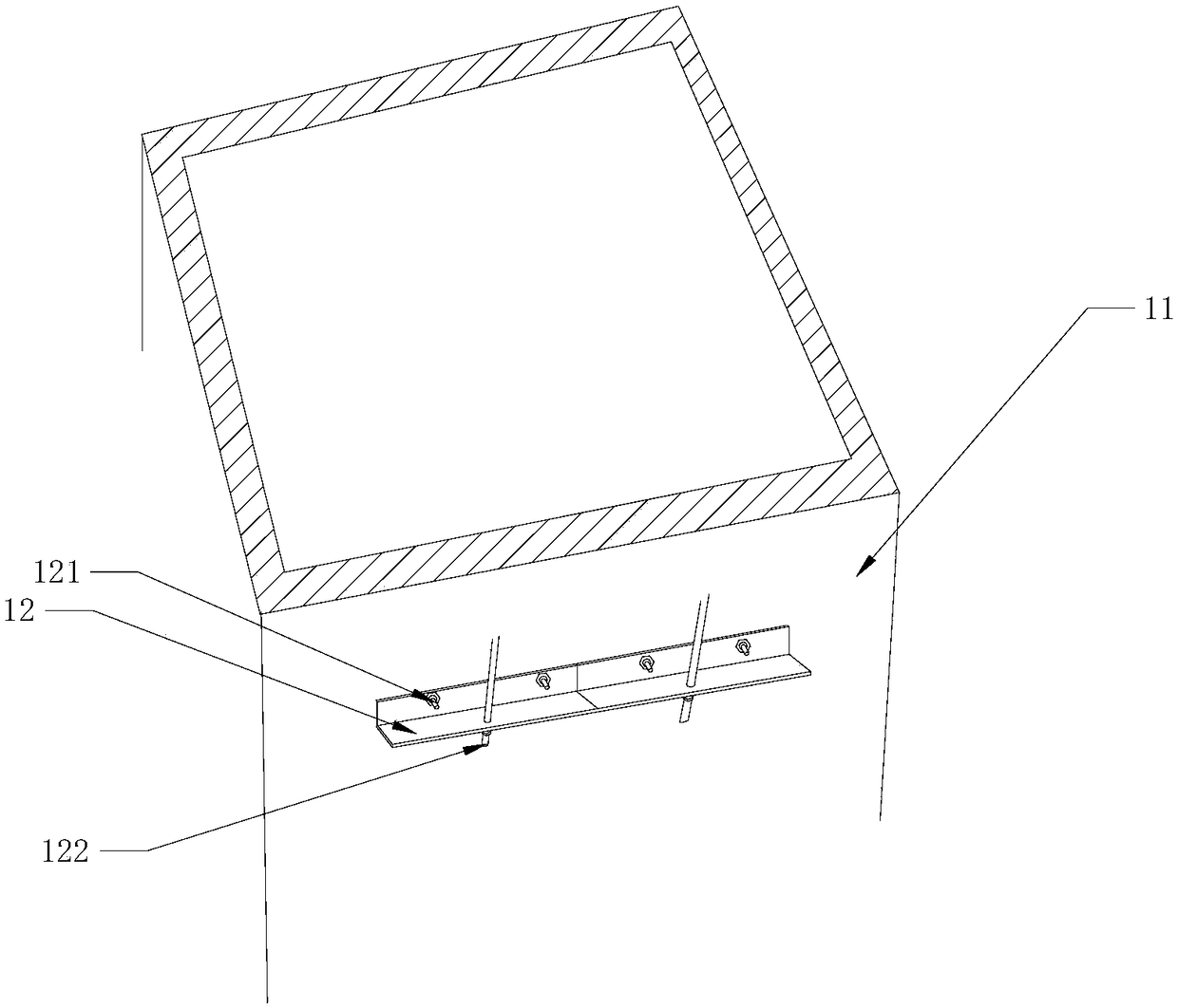 Mounting method of metal air pipe with super-large cross section in vertical shaft