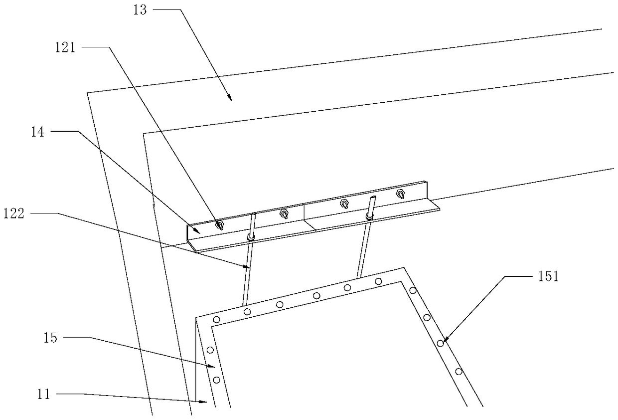 Mounting method of metal air pipe with super-large cross section in vertical shaft