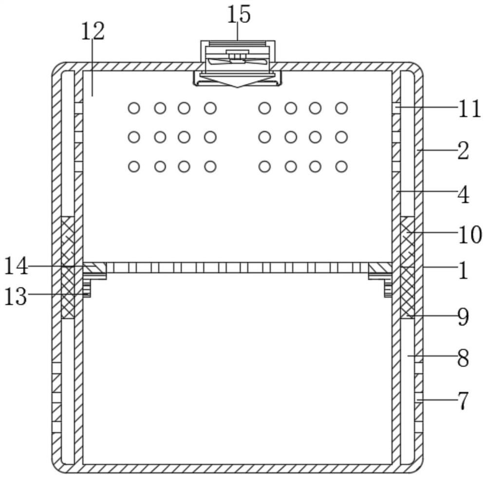 Generator moisture-proof control device of diesel generating set