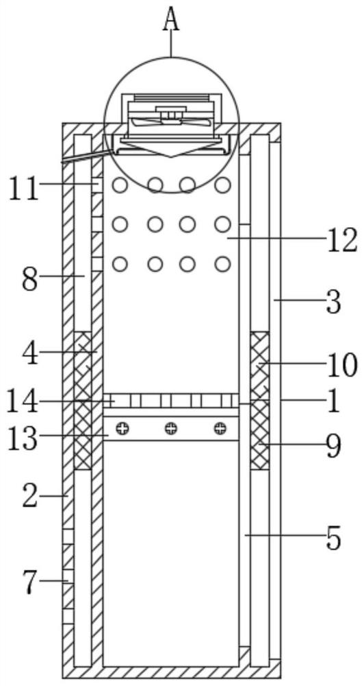 Generator moisture-proof control device of diesel generating set