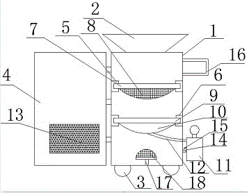 Environment-friendly and efficient anti-corrosion garbage can