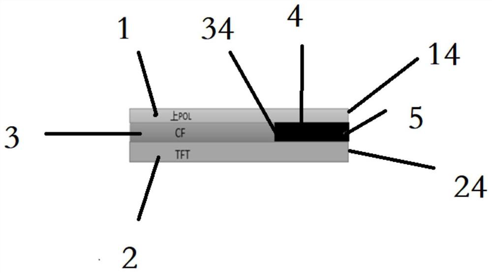 Dispensing method for display screen device with frameless fourth edge