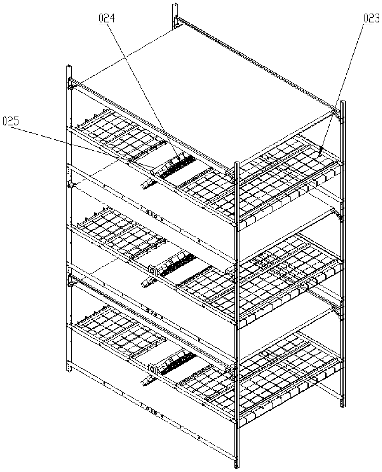 Novel meat duck breeding cage