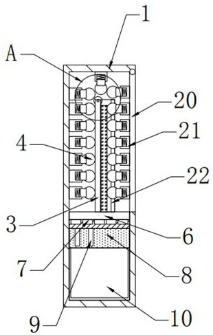 A demonstration device for visual communication professional teaching