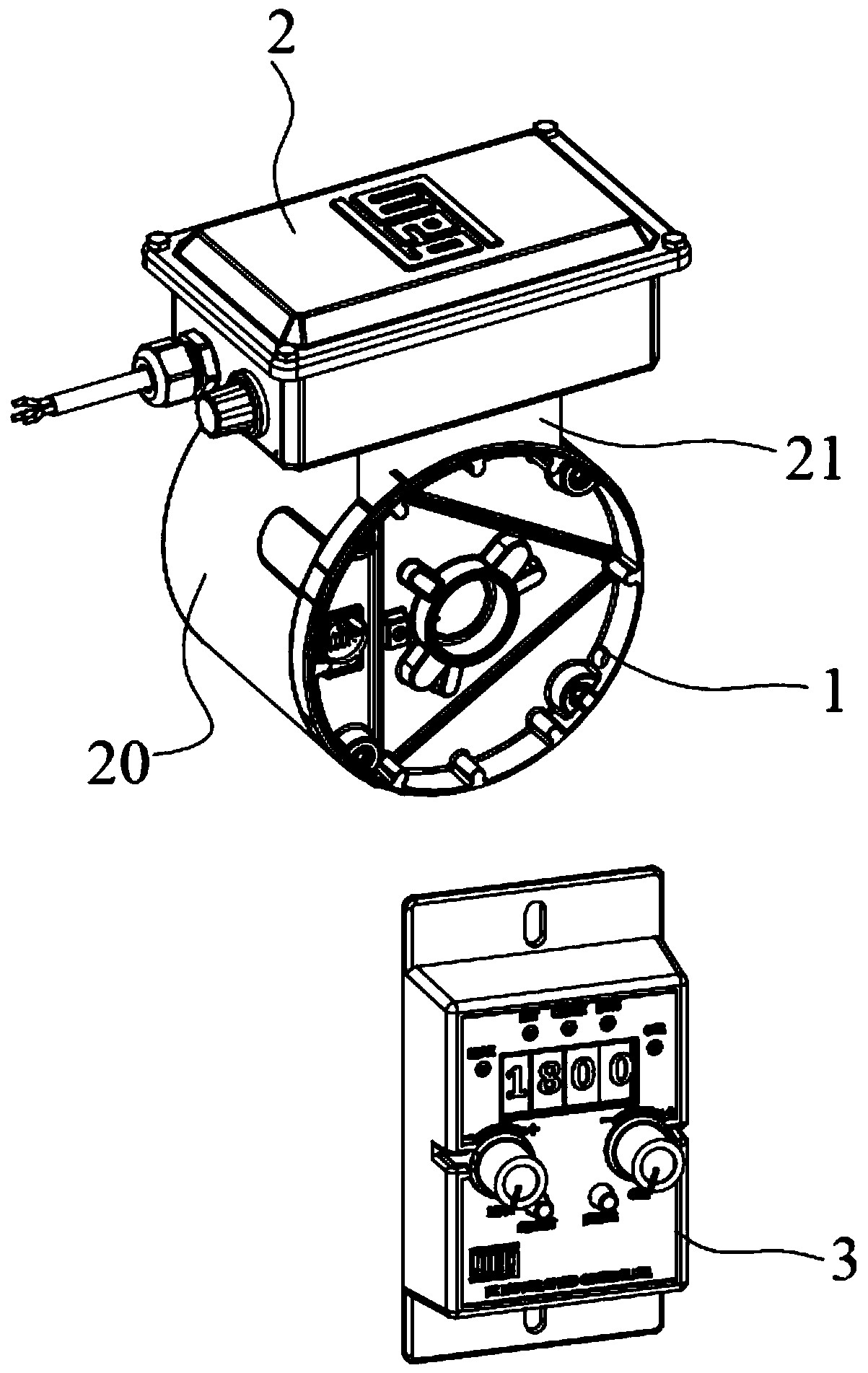 Protection control method of fan controller