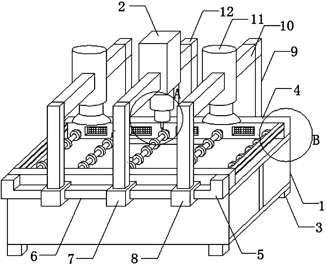 Cutting device for high-strength glass