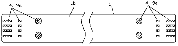 Conductive plate, track lamp and production method of conductive plate