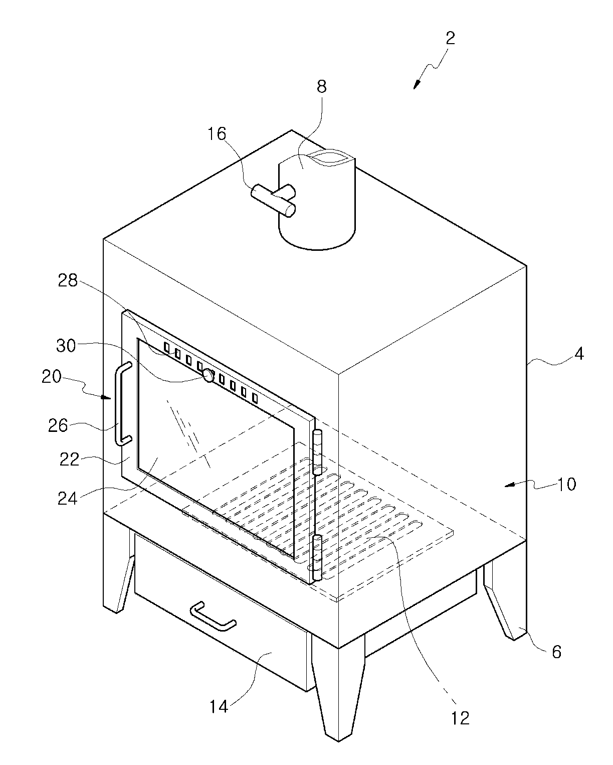 Fireplace apparatus having remote automatic control function