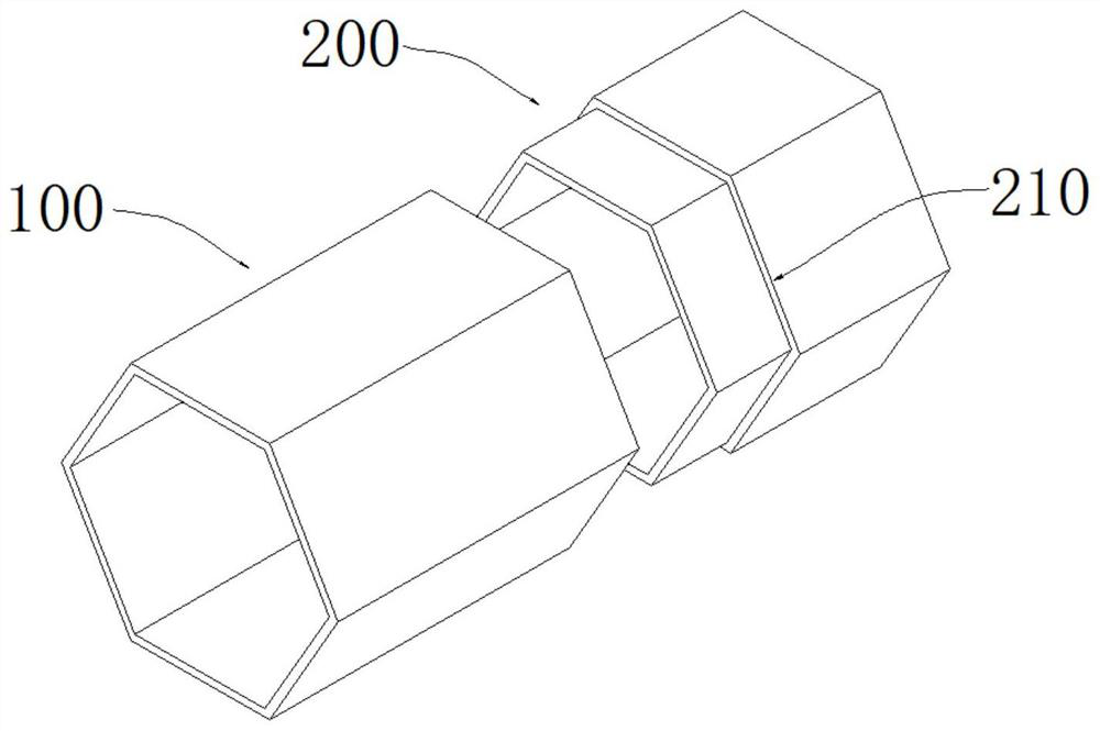 A welding method of polygonal structural parts