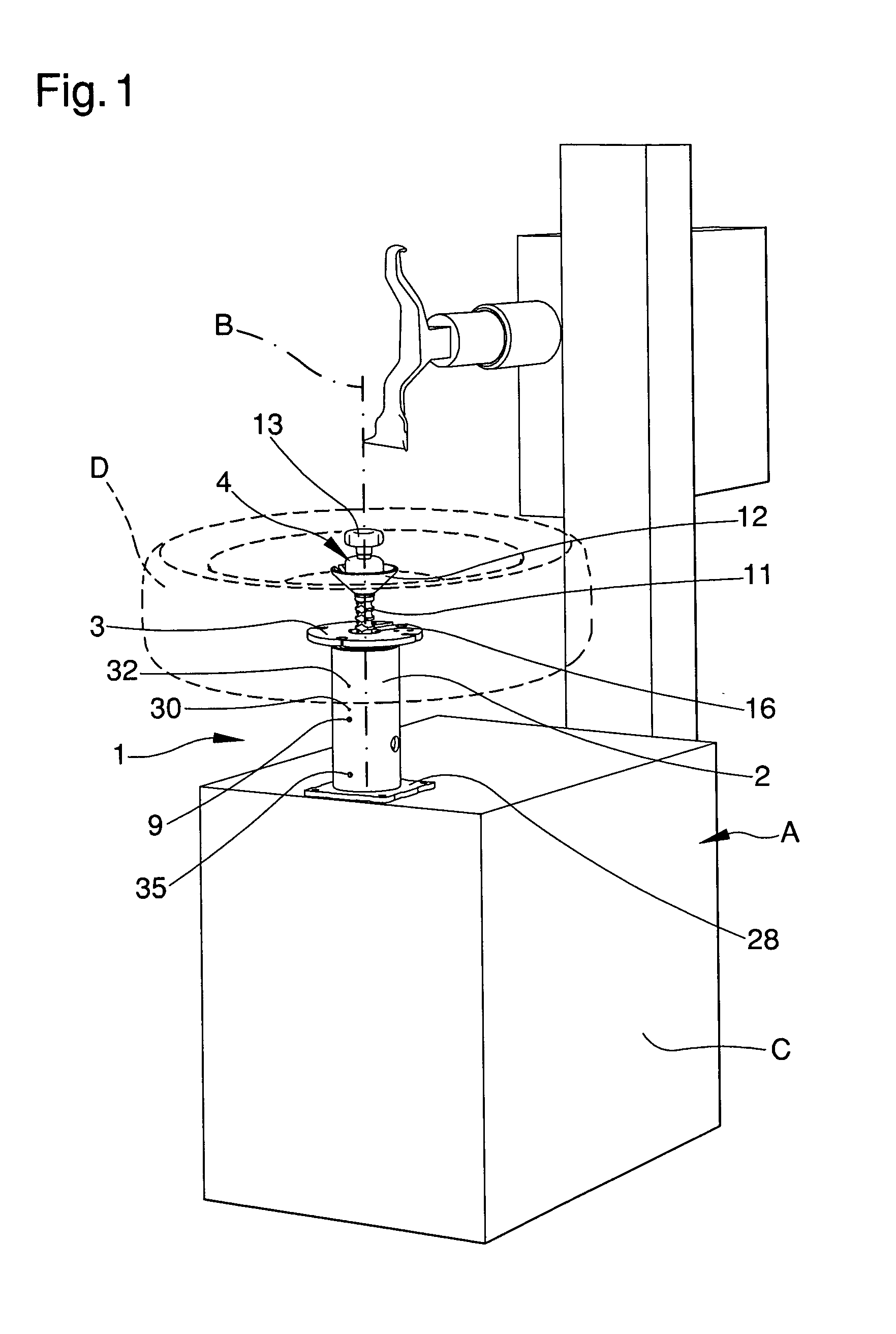 Device for locking wheel rims for vehicles on repair workshop machines, particularly tire-changing machines or the like