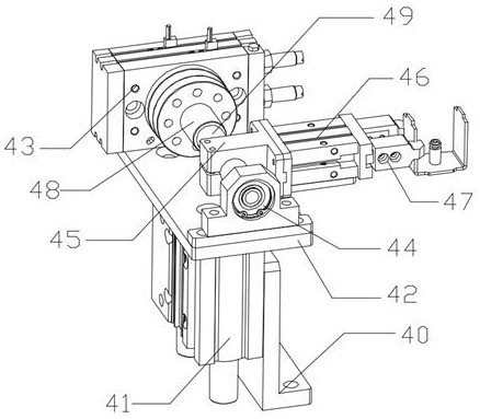 A frame-type electromagnet automatic assembly equipment for automatic vending machines