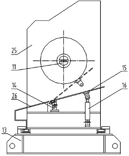 Automatic discharge mechanism for coiler for trimmings