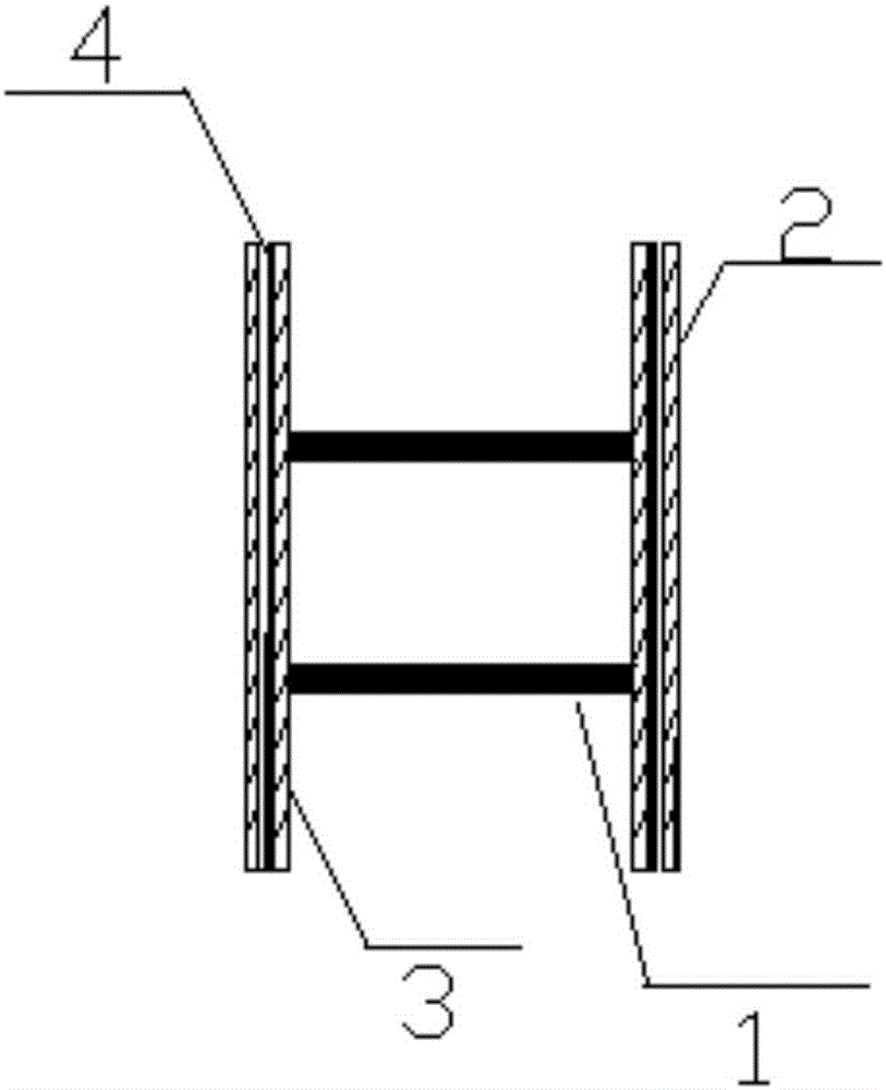Anti-twisting construction method of large-size double-body silo slip form