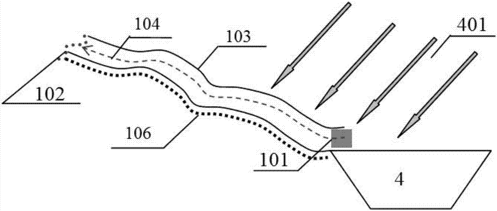 Water vapor long-distance delivering and supplying system