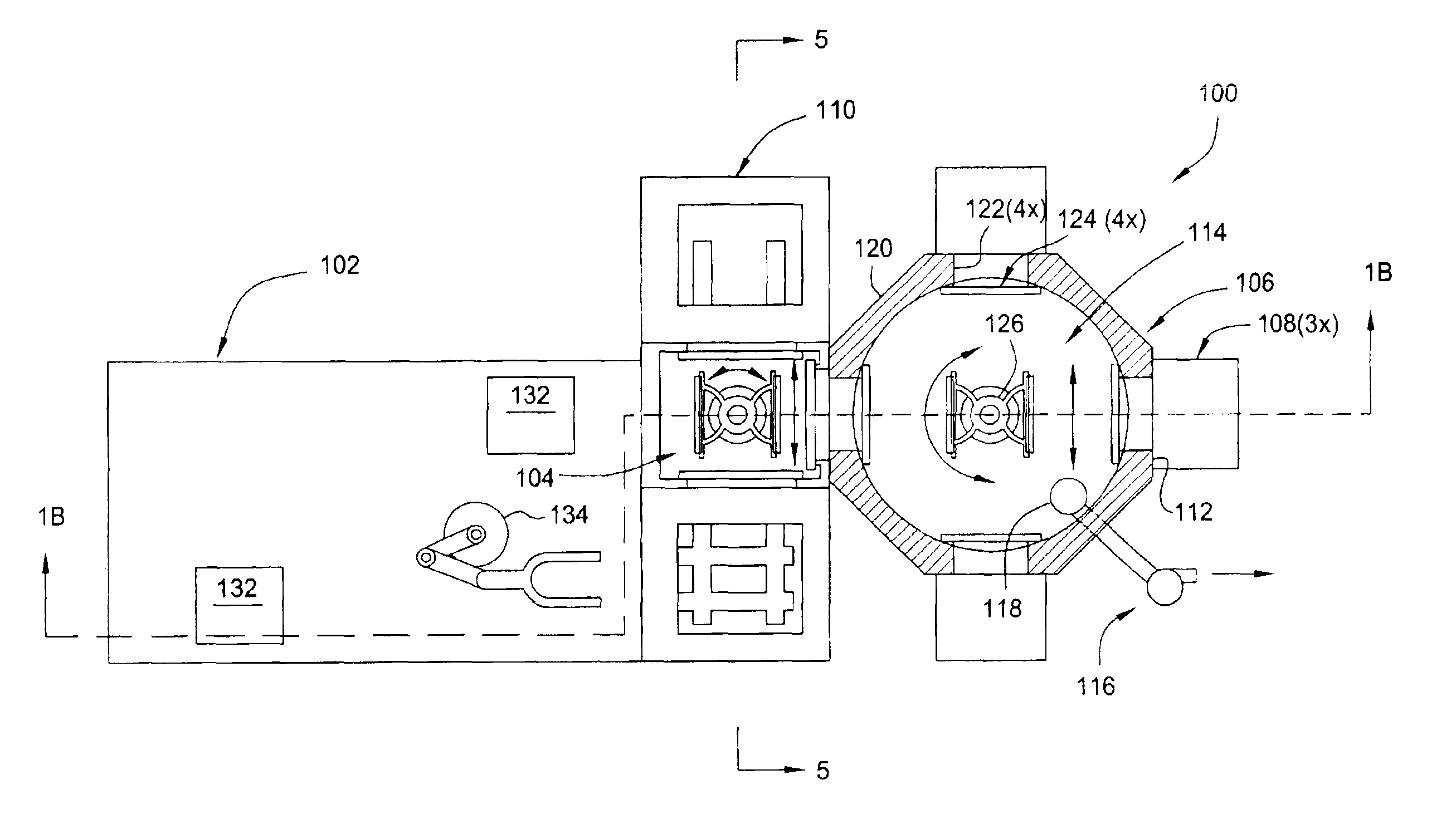 Large area substrate processing system