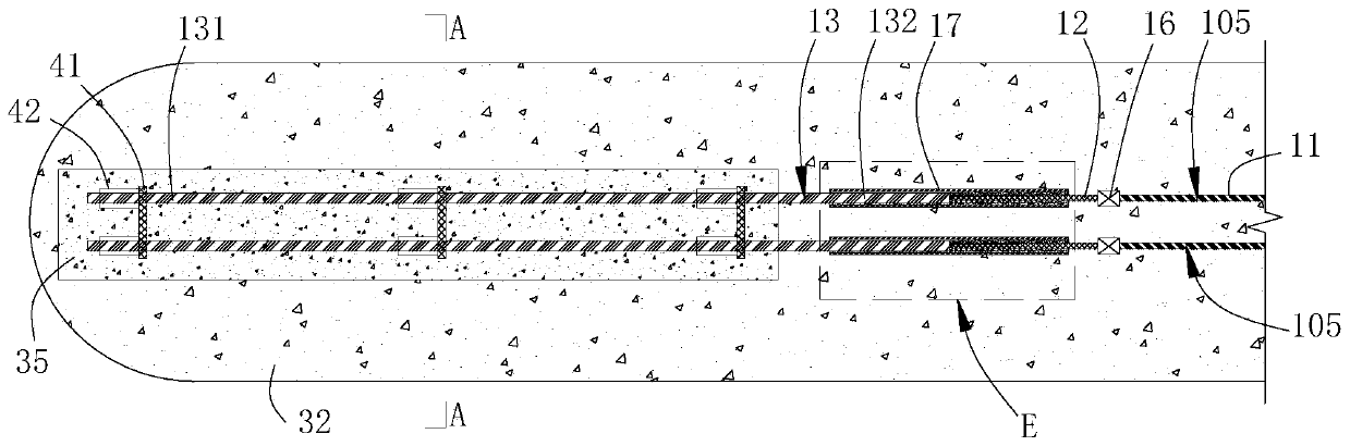 Recoverable anchor rod and construction method thereof