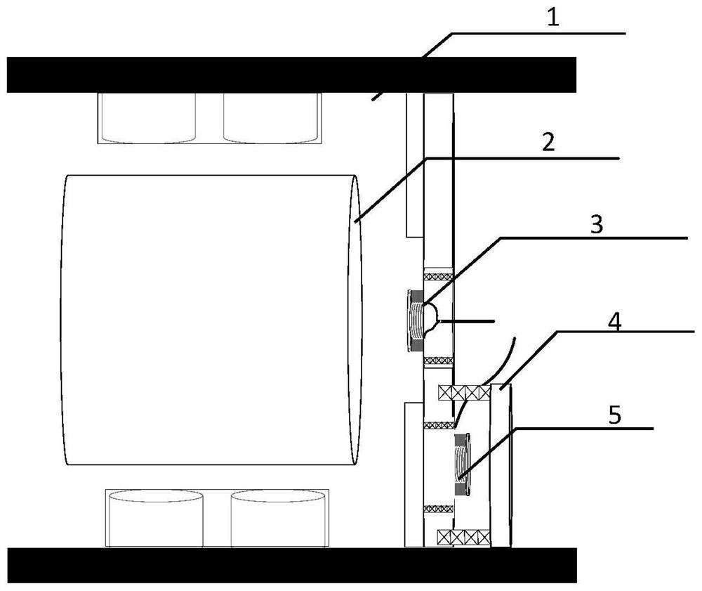 An Eddy Current Displacement Sensor for Axial Use of High Temperature Magnetic Suspension Bearing