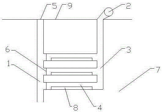 A mine cooling system