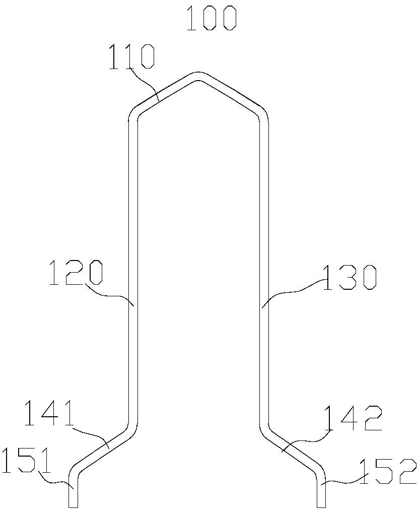 Conductor section, stator assembly and motor