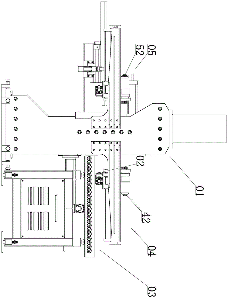Aluminum bar length measurement hot-shear device having double-shearing function and application thereof