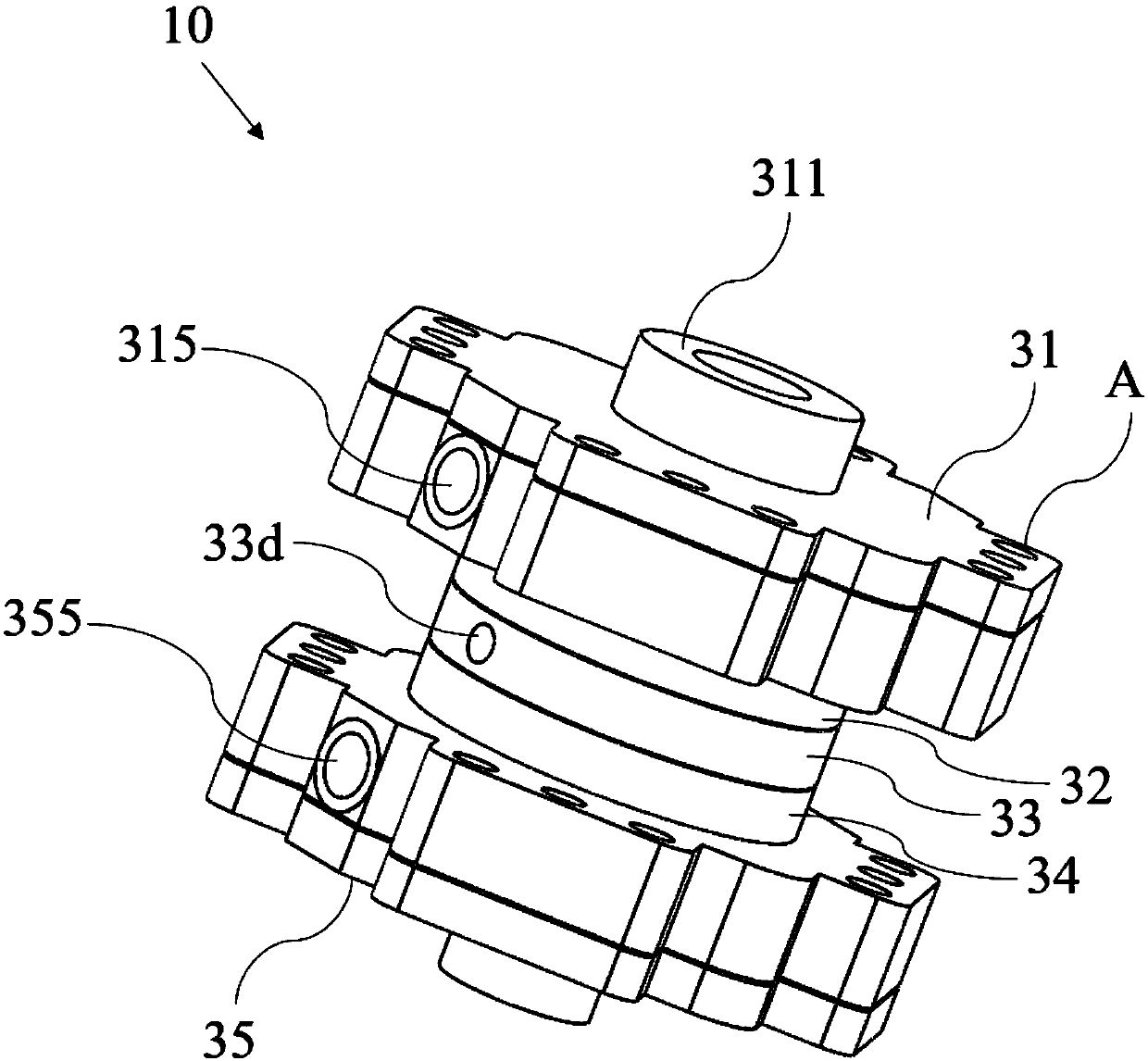 Direct connection type quick refrigerating device for water faucet and assembly thereof