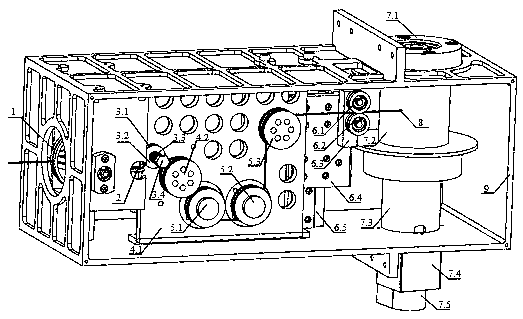 A large tension long tether retractable device for a space tether assembly