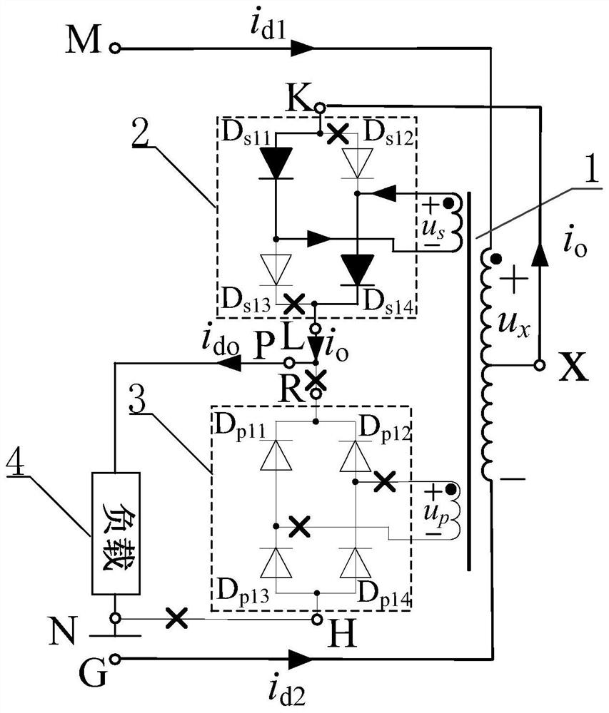 A Series-Parallel Composite Pulse Multiplication Circuit Applied to the DC Side of the Rectifier