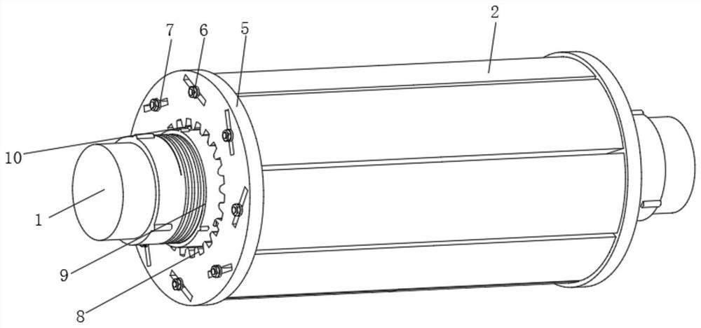 Pressure-controllable tile type expansion shaft